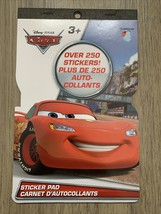 2006 Disney Pixar Cars Sticker Pad Book Licensed 250+ Stickers Lot - £6.06 GBP