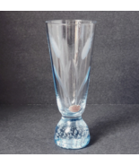 Light Blue Hand-Blown Etched 6 oz. Cordial Glass Made in Sweden - £16.23 GBP