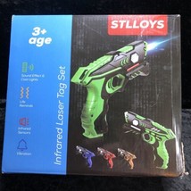 4 Pack Infrared Laser Tag Guns Set Blaster &amp; Vest Game for Kids &amp; Adults NEWEST - £39.68 GBP