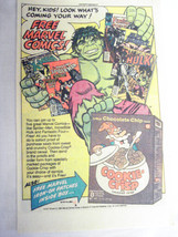 1984 Color Ad Cookie Crisp General Mills Cereal with The Incredible Hulk - £6.31 GBP