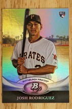 2011 Bowman Baseball Platinum Josh Rodriguez #2 Pittsburgh Pirates Refra... - $1.97