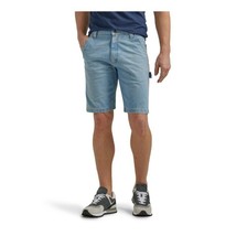 Wrangler Mens Light Wash Antique Indigo Denim Carpenter Shorts, Size 40 NWT - $24.99