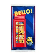 Bello Minions Fabric Panel Quilting Treasures Universal Studios Licensed... - £6.05 GBP