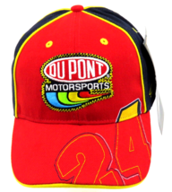Dupont Motorsports Jeff Gordon 24 NASCAR Hat Red Black - £15.55 GBP