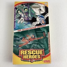Fisher Price Rescue Heroes VHS Tape Action Packed Animated Episodes Vint... - $14.80