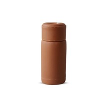 Cylinder Car Tissue Box PU Leather Round 100 Plus Tissues Container for Car Cup - £42.78 GBP