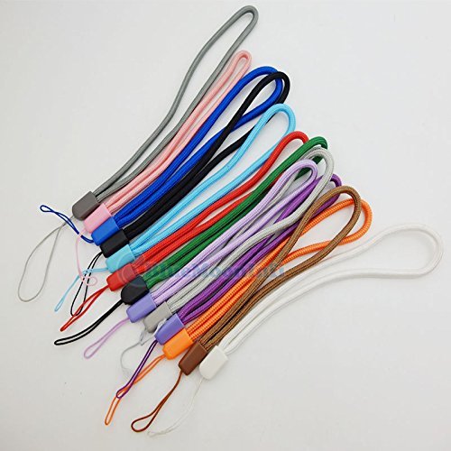 Bluemoona 20 Pcs - 20cm Hand Wrist Strap Lanyard Mix Color