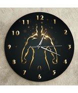 Strength Training Clock Sport Art Gym Wall Clock Fitness Body Building M... - £28.81 GBP