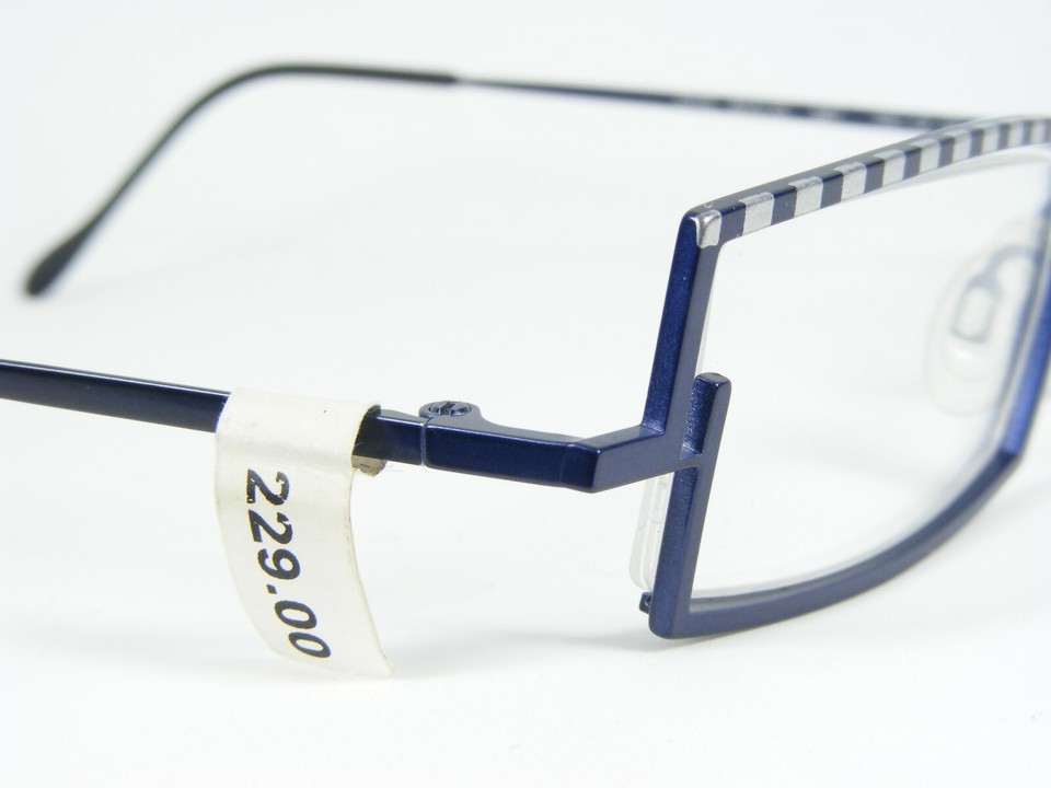 KARAVAN 5318 587 BLUE /SILVER EYEGLASSES GLASSES METAL FRAME 46-20-140mm France Item image 6