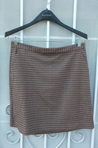 BANANA REPUBLIC ~ Sz 8 ~Skirt Plaid Pencil Zip Back Stretch MSRP $65 ~SH... - $29.99