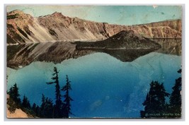 Crater Lake National Park Oregon OR Hand Colored Albertype Postcard N25 - £3.05 GBP