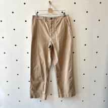 30 - Re/Done $350 Washed Khaki High Rise Button Fly Relaxed Pants NEW 07... - $150.00
