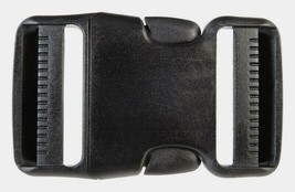 Bulk-Strap Snap BUCKLE 3.25&quot;L Black Cargo Strap 70 lb Easy Slide Release B15 NEW - £15.17 GBP