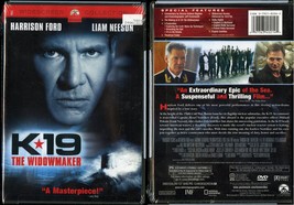 K-19 The Widowmaker Dvd Harison Ford Liam Neeson Paramount Video New Sealed - $9.95