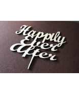 Custom Happily Ever After Cake Topper -Anniversary Cake Topper Handmade ... - $238.14 MXN