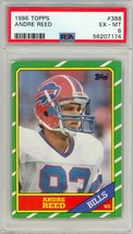 1986 Topps Andre Reed Rookie #388 PSA 6 P1351 - £13.41 GBP