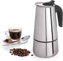 Mixpresso 9 Cup Coffee Maker Stovetop Espresso Coffee Maker, Moka Coffee... - £21.55 GBP