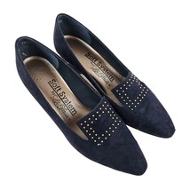 Soft System By Life Stride Womens Shoes Size 7 Black Suede Heels Dressy Pumps - £20.12 GBP