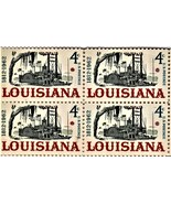 U S Stamp - Plate Block of 4 stamps. 4 cent - Louisiana Statehood 1812-1962 - $2.75