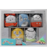 Squishmallows 5&quot; Disney 100th Anniversary Limited Edition 5-Pack New - $35.17 CAD