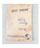 CAT Caterpillar D337 Parts Catalog Serial #3781-up –Original Vintage 1958 - $506.99 MXN