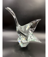 VTG Original Licio Zanetti Murano Hand Blown Bird Art Clear Glass Italia... - $717.98 CAD