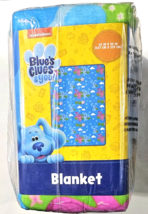 Nickelodeon Blue's Clues & You 62x90in Blanket Blue Pink Dogs Design  - $39.99