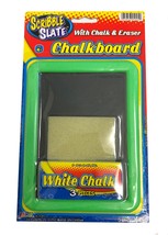 Scribble Slate With Chalk &amp; Eraser Chalkboard - £3.29 GBP