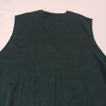 Izod Men's Green Cotton V-Neck Sleeveless Vest Size 2XL Measured Chest 51" image 12