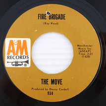 The Move – Fire Brigade / Walk Upon The Water - 1968 45 rpm 7&quot; Single A&amp;M 914 - £11.38 GBP