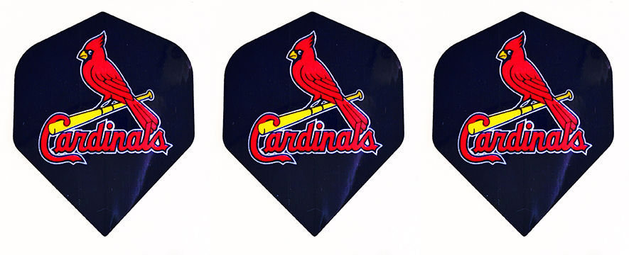 ST LOUIS CARDINALS MLB Baseball Standard Dart Flights 1 set of 3 Flights - $3.95