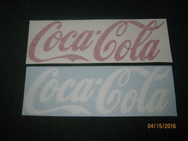 "Coca Cola" Vinyl Sticker   Available In White Or Red - £4.81 GBP
