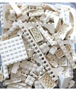 Lego 150 piece White Lego lot full of bricks, blocks Variety of Sizes Le... - $12.90
