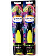 (2 Ct) Spinbrush Neon World Powered Toothbrush Soft Battery Power - $24.74