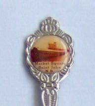 Collector Souvenir Spoon Canada New Brunswick Saint John Market Square - £2.39 GBP