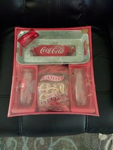Coca-Cola Snack tray and glass set Snack tray and glass set - $22.49