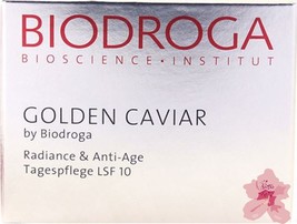 Biodroga Golden Caviar Radiance &amp; Anti-Age Day Care SPF10-50ml. Facial c... - £55.05 GBP
