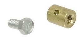 1963-1982 Corvette Hood Cable / Deck Lid Release Stop Brass With Screw - $14.85