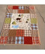 Woolrich Kids Quilt Big Bear Campground Camp Comforter 59x81 Bedding Twin - $1,007.58 MXN