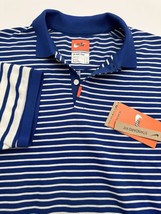 Nike Dri-Fit Blue Stripe Golf Polo Shirt AV4165-438 Small Standard Was $75 NWT - £29.24 GBP
