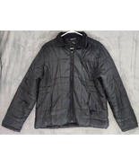 Michael P Jacket Large Black Distressed Worn 90s Vintage Winter Ski Puff... - £37.85 GBP