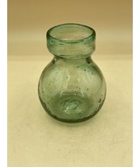 Vintage Jug Bottle Medicine Apothecary Green Glass 5” Vase - $26.72
