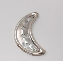 Mexico Taxco Sterling Silver 925 Crescent Moon And Stars Brooch - £40.20 GBP