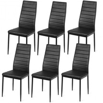 6 Pcs High Back Dining Chairs- (Table not included) - £197.00 GBP