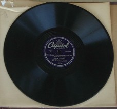 Nice Vintage 78 RPM 10&quot; Record, Jack Smith, You Call Everybody Darling - £3.89 GBP