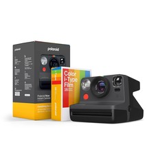 Polaroid Now 2nd Generation I-Type Instant Camera + Film Bundle - Now Black Came - £199.82 GBP