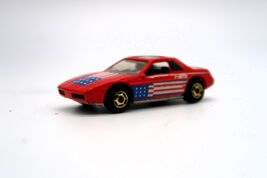 Vtg 1984 Hot Wheels Pontiac Fiero 2M4 Flag (THE HOT ONES) Mattel Malaysia - $8.00