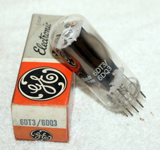 1- GE 6DT3 / 6DQ3 NOS Audio Ham Radio Vacuum Tube ~ Made in USA ~ Tests VG - $4.99