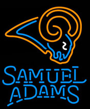 Samuel Adams NFL St Louis Rams Neon Sign - £558.74 GBP