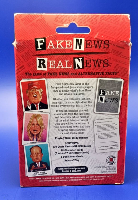 The Game of Fake News and Alternative Facts, Washington Edition, 2017. Item image 5
